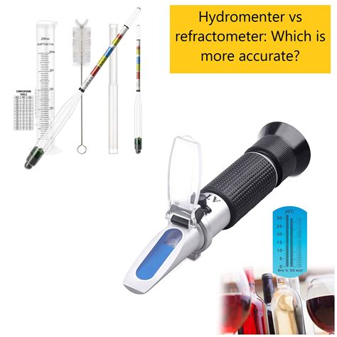 refractometer vs hydrometer saltwater|refractometer brewing.